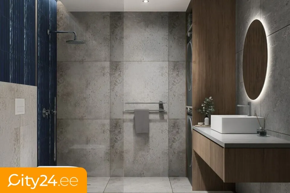 Bathrooms - 4-Bedroom Apartment with Sea View in Pirita