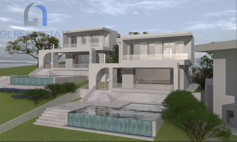 Corner Villa with Sea View in Peukochori