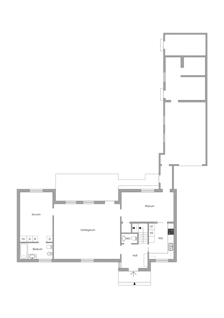 Plan - Villa with Train Access in Västerhaninge
