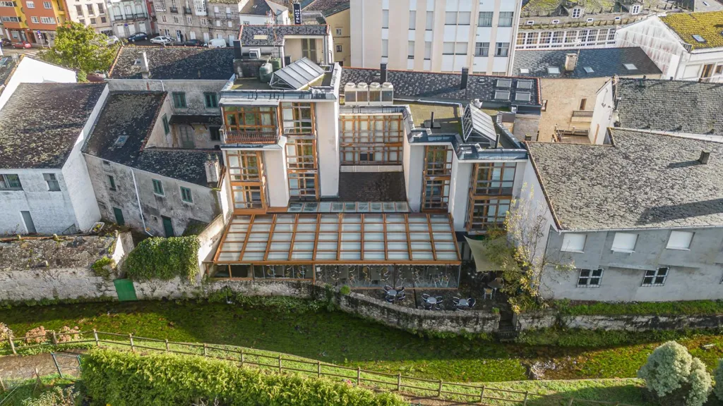 Aerial - Traditional Hotel with River View in Valadouro