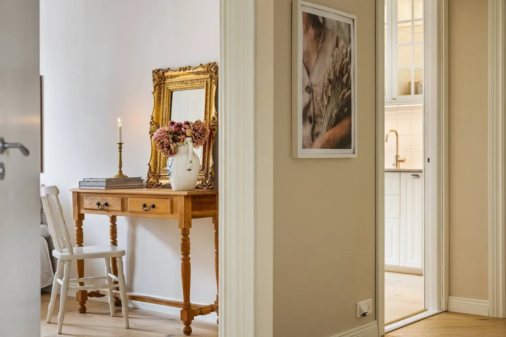 Entrée - Renovated Apartment with Balcony in Ystad