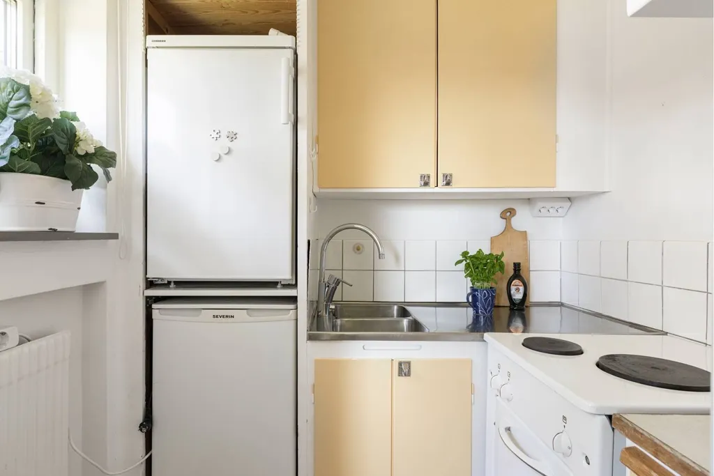 Köök - Flat with Garden Access in Björkekärr
