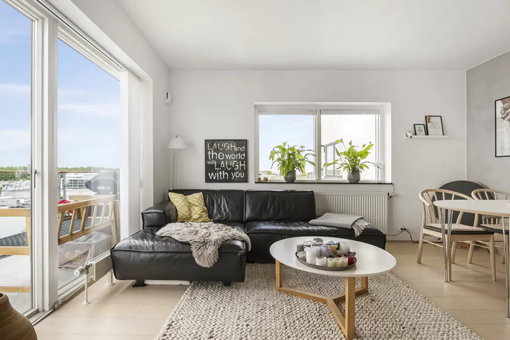 Séjour - Apartment with Balcony in Aarhus N