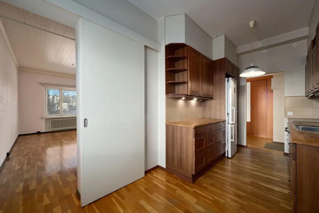 Cucina - Bright End Apartment with Sauna in Karhula, Kotka