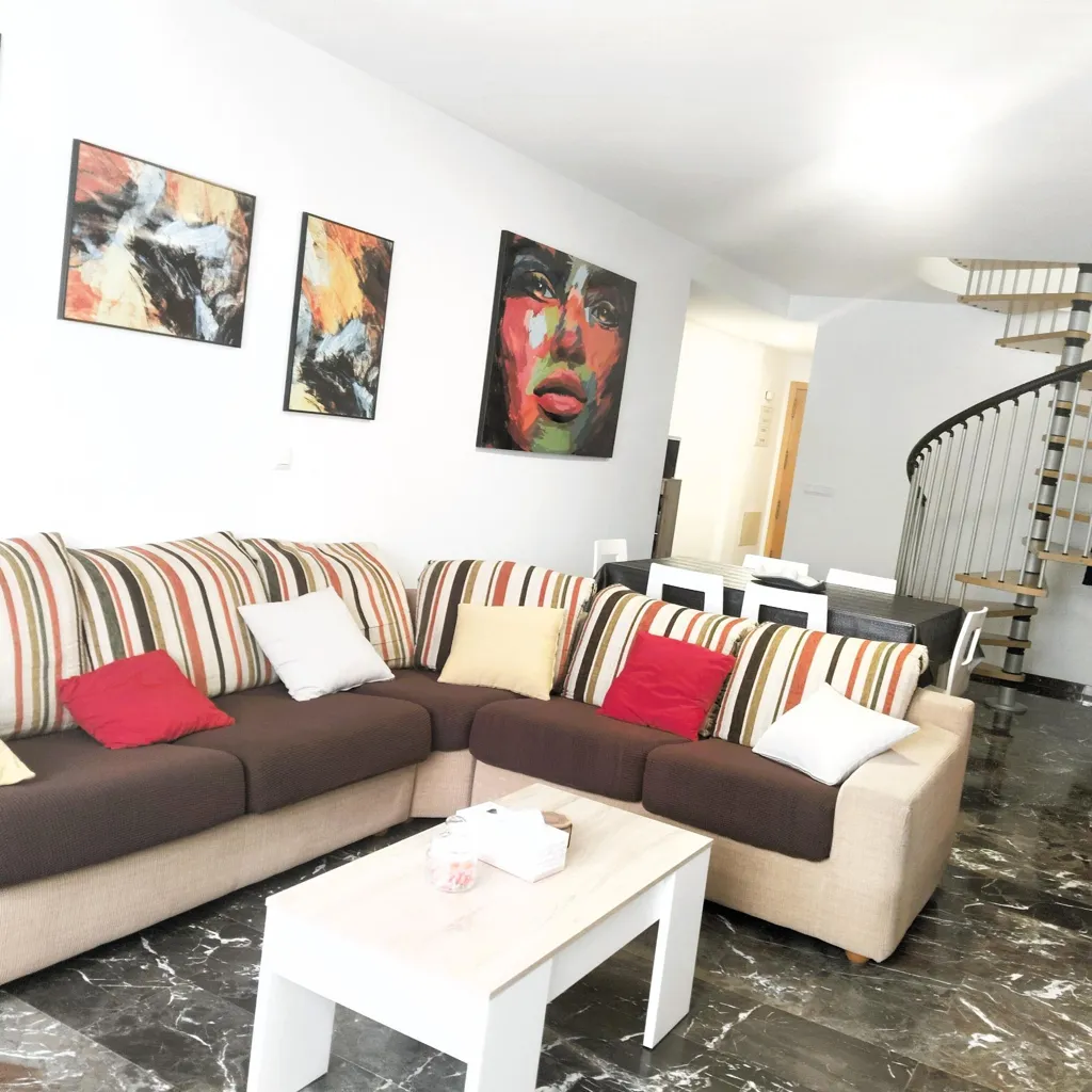 Séjour - Penthouse with Terrace in Potries