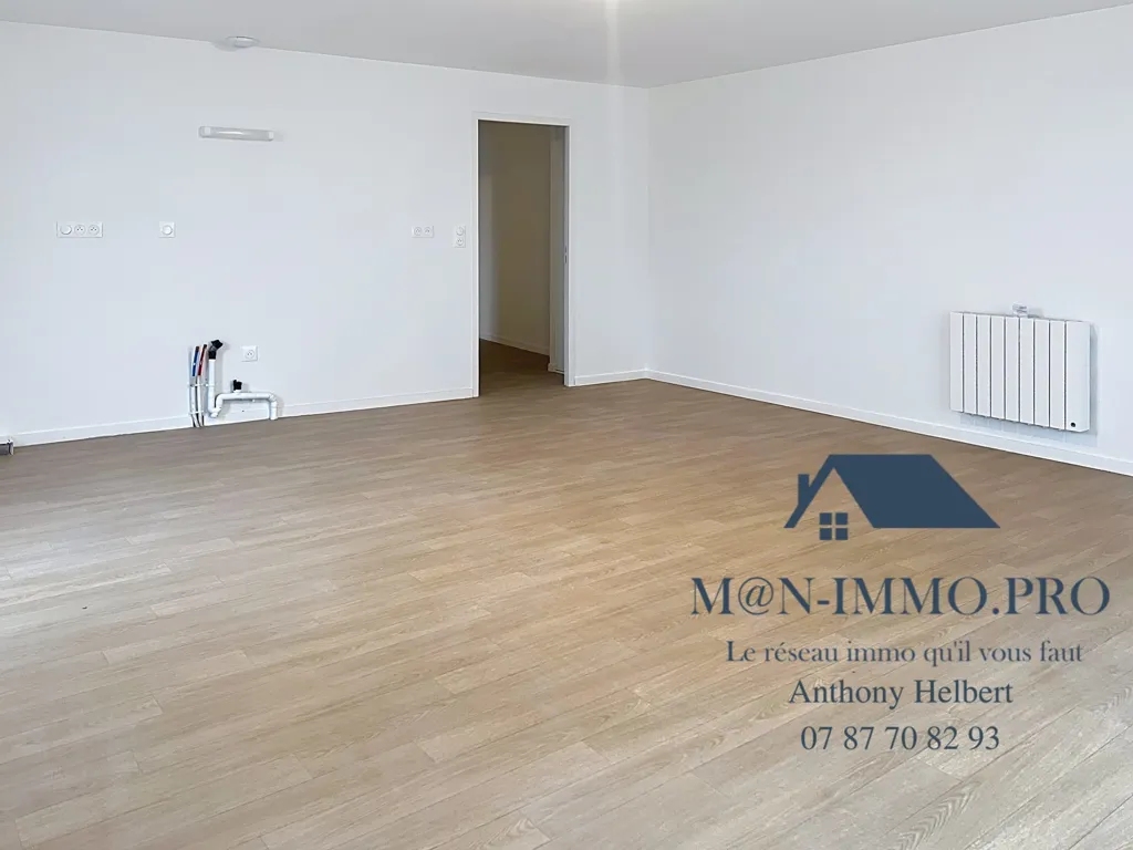 Séjour - Appartement Rénové avec Terrasse à Lamballe