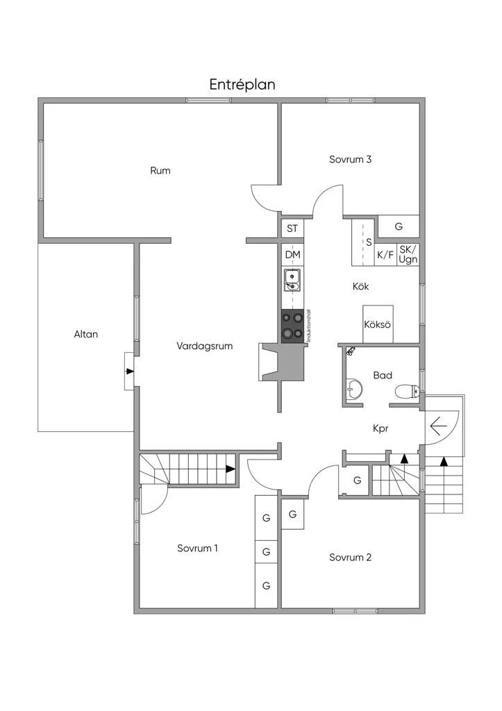 Planimetria - Charming 1940s Villa with Garden in Sundby