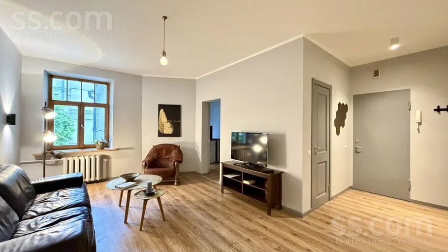 Soggiorno - 2-Bedroom Flat with Garden in Riga Centre