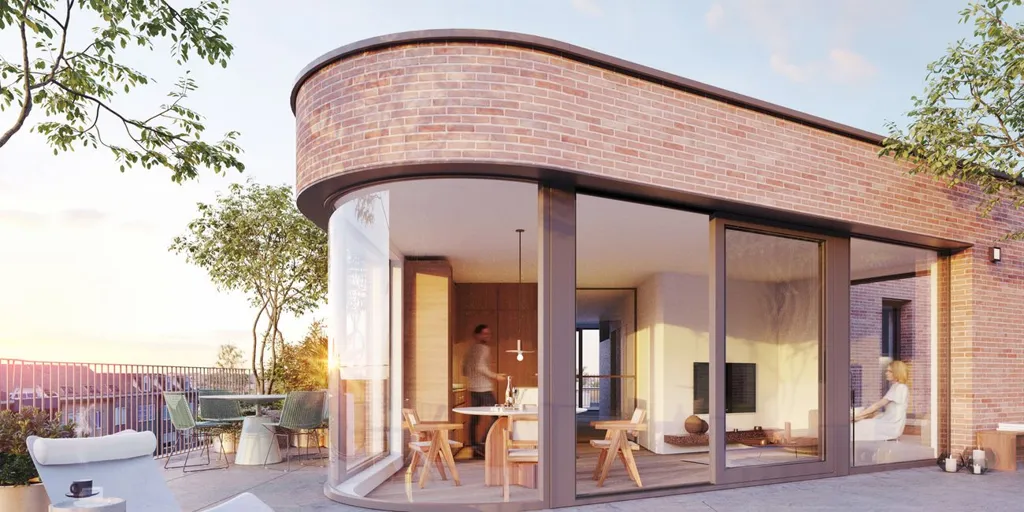 Terrace - Modern Apartments with Shops in Ravels