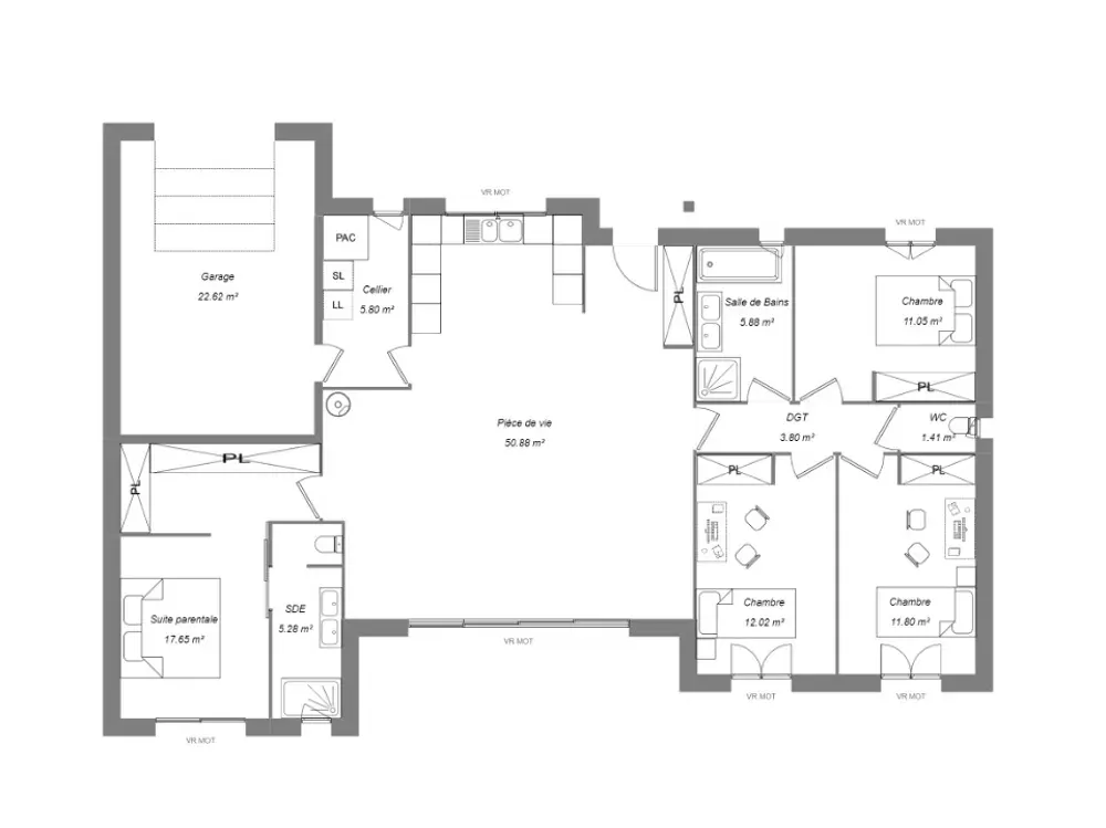 Maison 6 pièces à Villegouin
