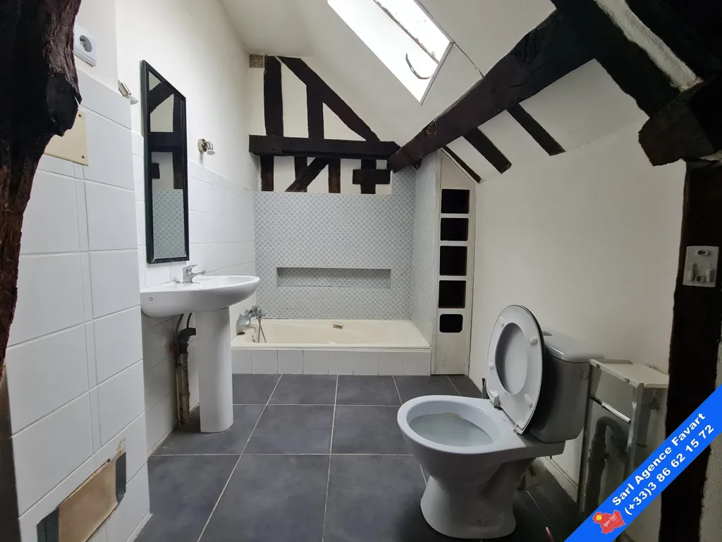 Salles de bain - Duplex Bohème avec Vue sur l'Yonne à Joigny