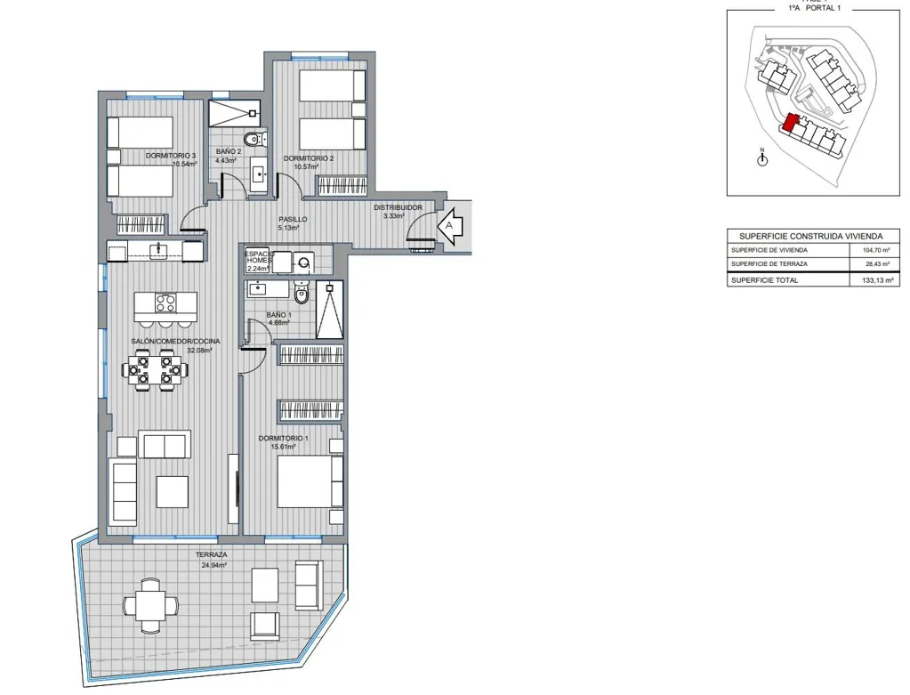 Plaan - Newly-Built Apartment with Sea Views in Mijas