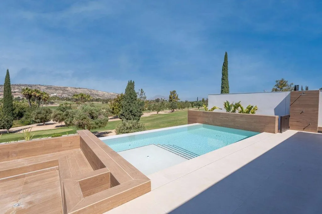 Pool - New Build Villa with Pool in Algorfa