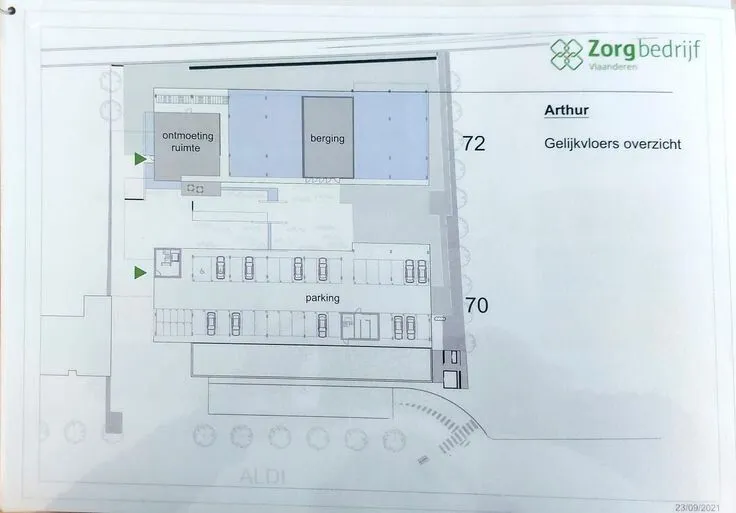 Plan - Maison avec Jardin à Sint-Genesius-Rode
