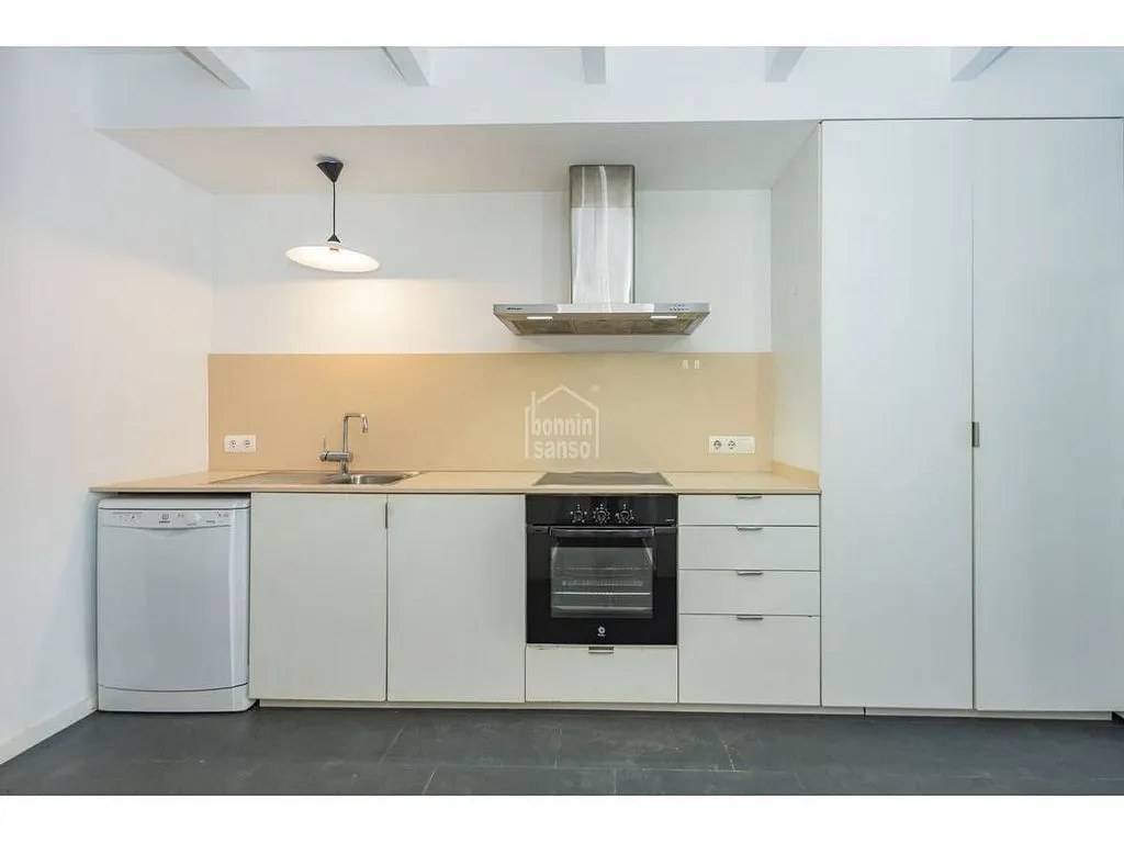 Cuisine - Apartment with Patio in Central Mahón