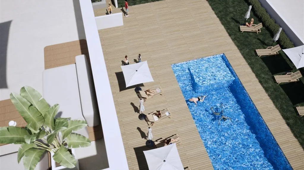 Õhuvaade - Penthouse with Rooftop Pool in Los Narejos