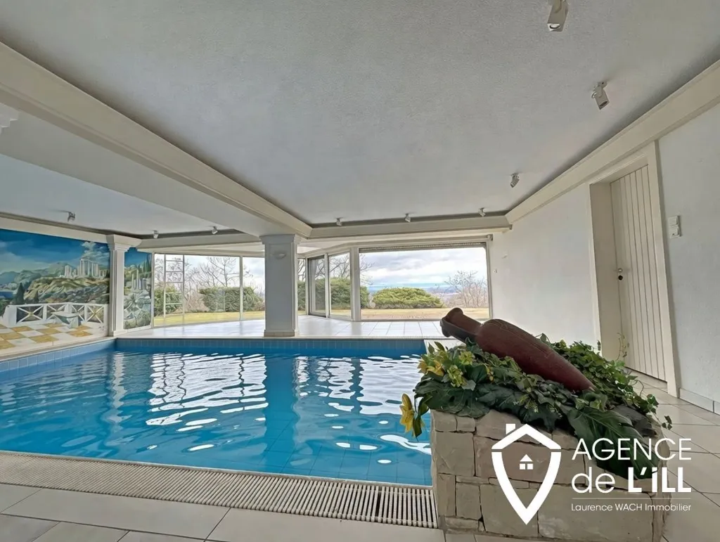 Piscine - House with Panoramic View in Niedermorschwihr
