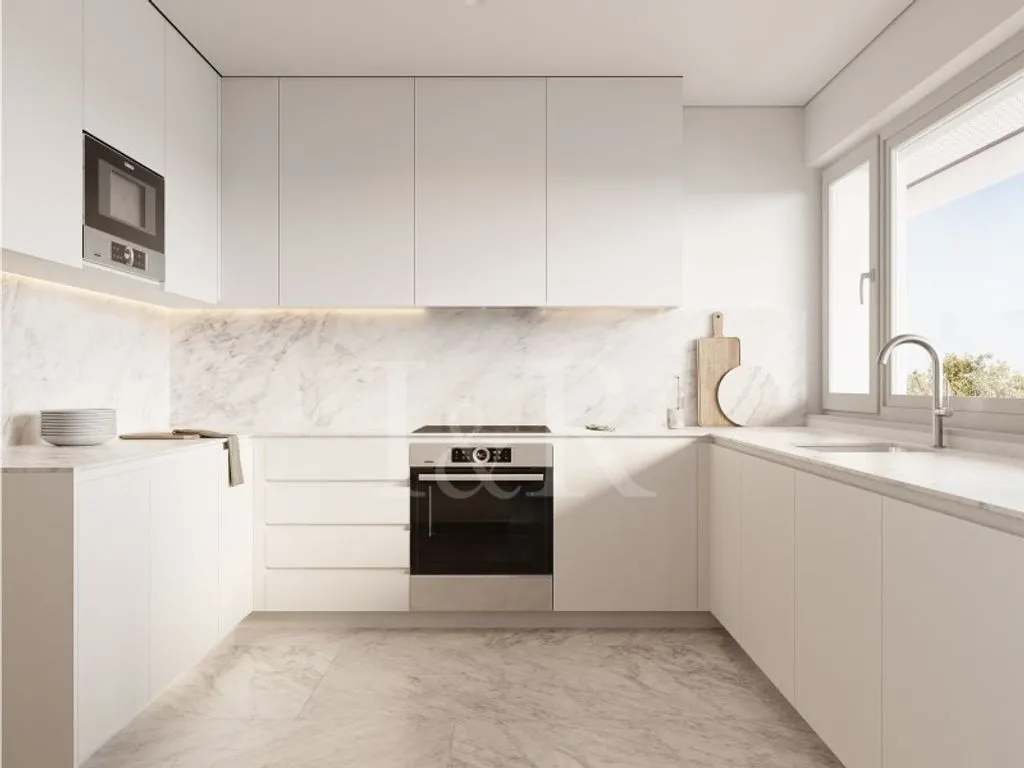 Köök - Luxury Flat with Pool in Carcavelos, Cascais