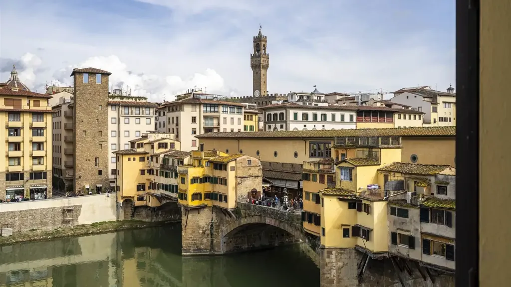 Balcon - Apartment with Ponte Vecchio View in Florence