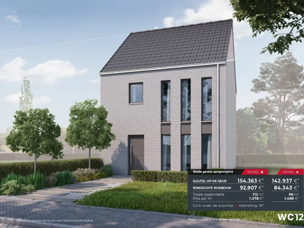 Terrain pour Construction avec Exemple de Maison à Haaltert