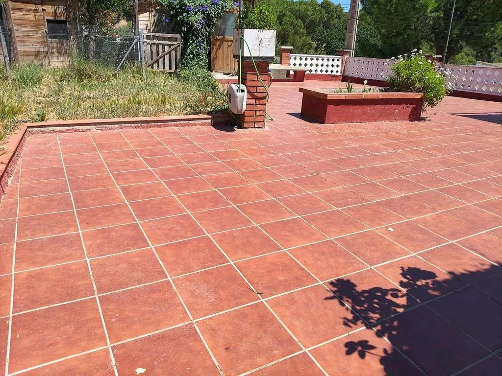 Terrasse - Rustic House with Pool in Olesa de Montserrat