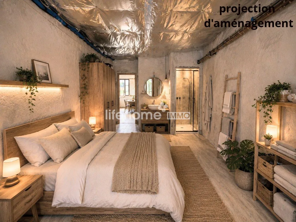 Chambres - Deux Pièces à Réhabiliter au Cœur du Village