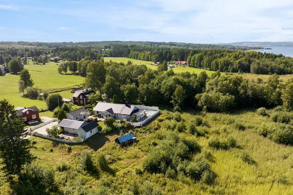 Vue aérienne - Spacious Bungalow with Sea View in Alnö