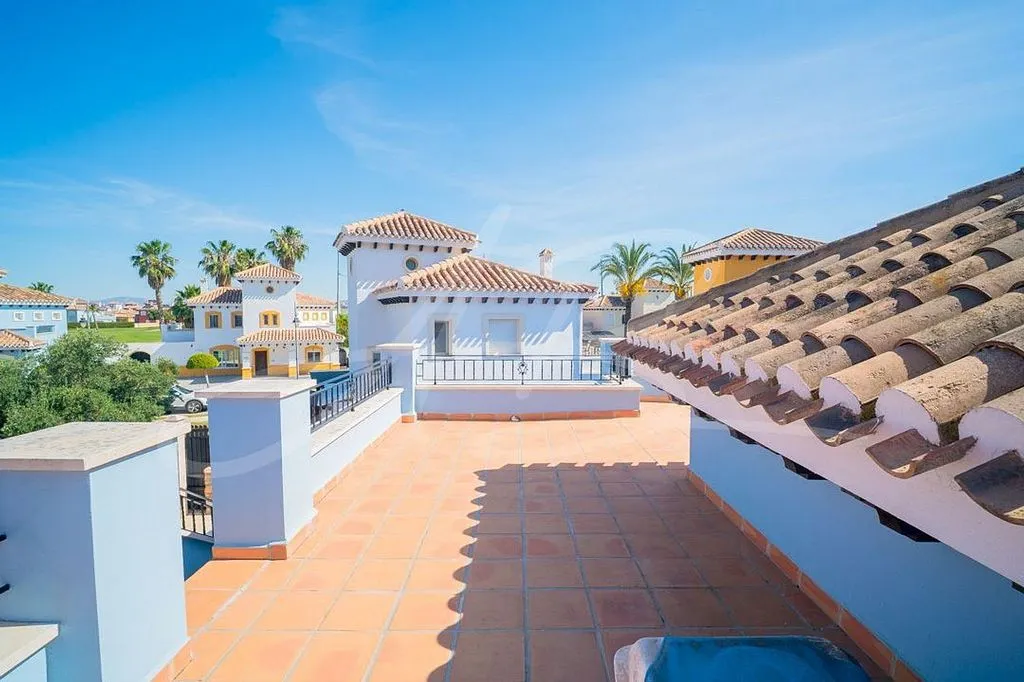 Terrace - Chalet with Garden and Terrace in Mar Menor Golf