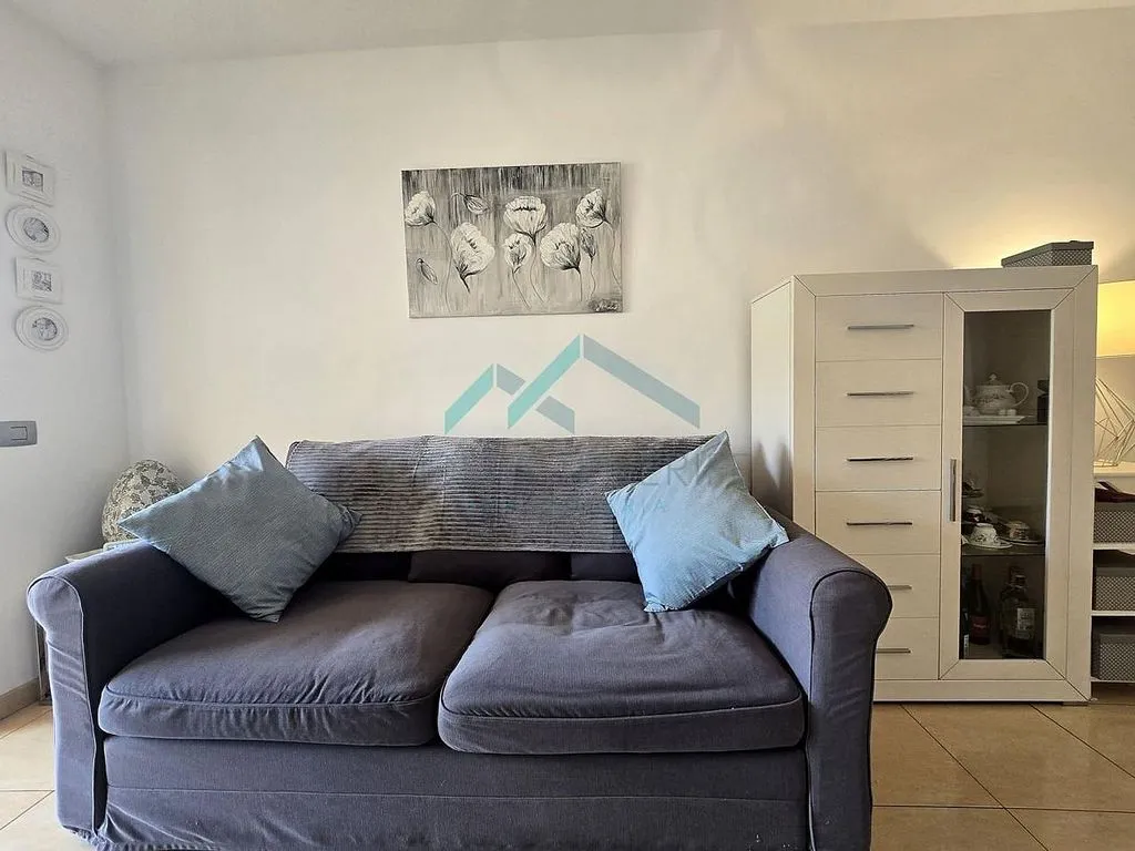 Living Room - 1-Bedroom Apartment with Pool in Palm Mar
