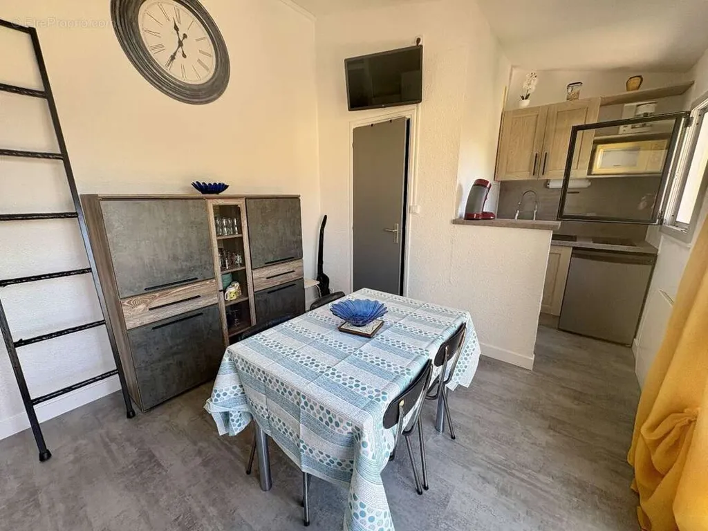 Sala da pranzo - Renovated Studio with Terrace in Le Cap d'Agde