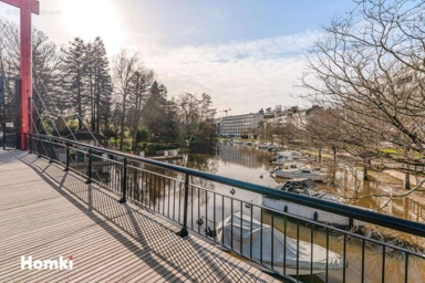 Terrasse - Appartement T4 Calme avec Vue sur Île de Versailles à Nantes