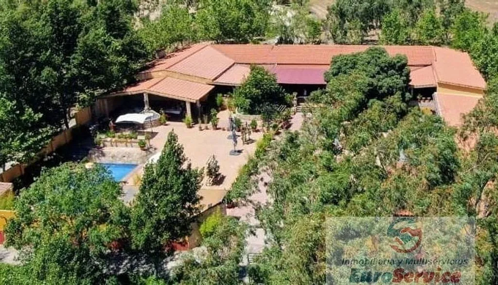 Vue aérienne - Rustic Finca with Pool near Madrid