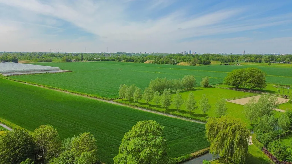 Vue aérienne - 5-Bedroom House with Garden in Rhoon