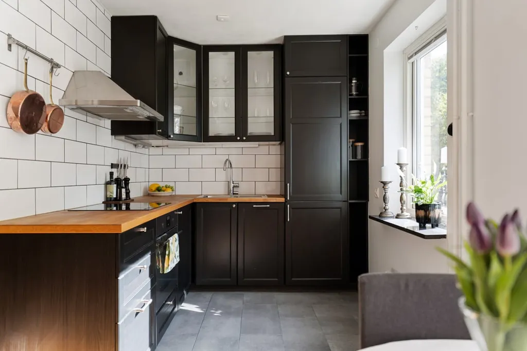 Köök - Modernised 1.5-Bedroom Flat with West-Facing Balcony in Göteborg