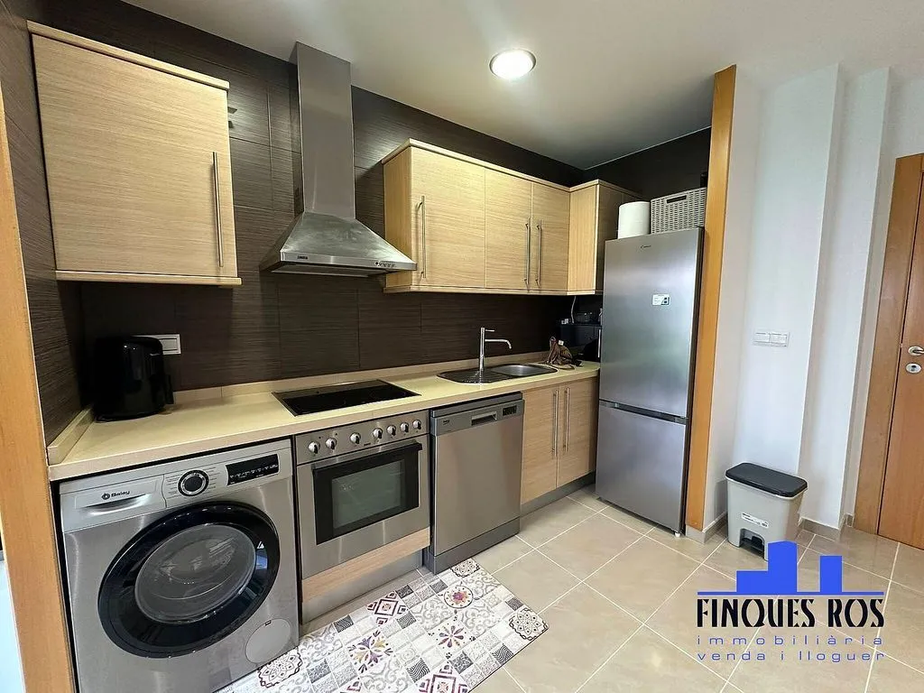 Köök - Apartment with Pool and Sea View in Vinaròs