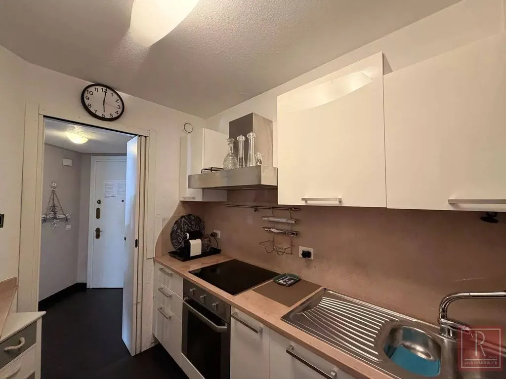 Köök - Luxury Apartment with Sea View in Cannes