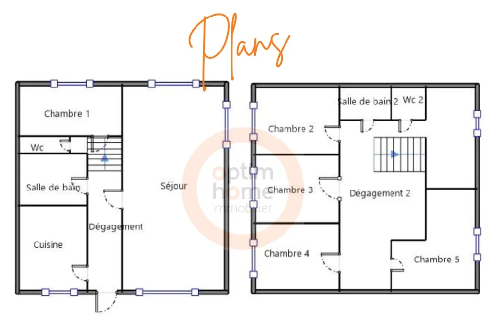 Plaan - Five-Bedroom House with Garden in Eaubonne Centre