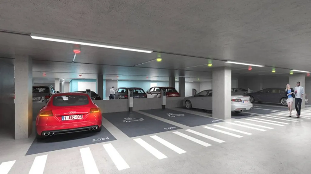 Garage - Bureaux Neufs avec Horeca à Bruxelles