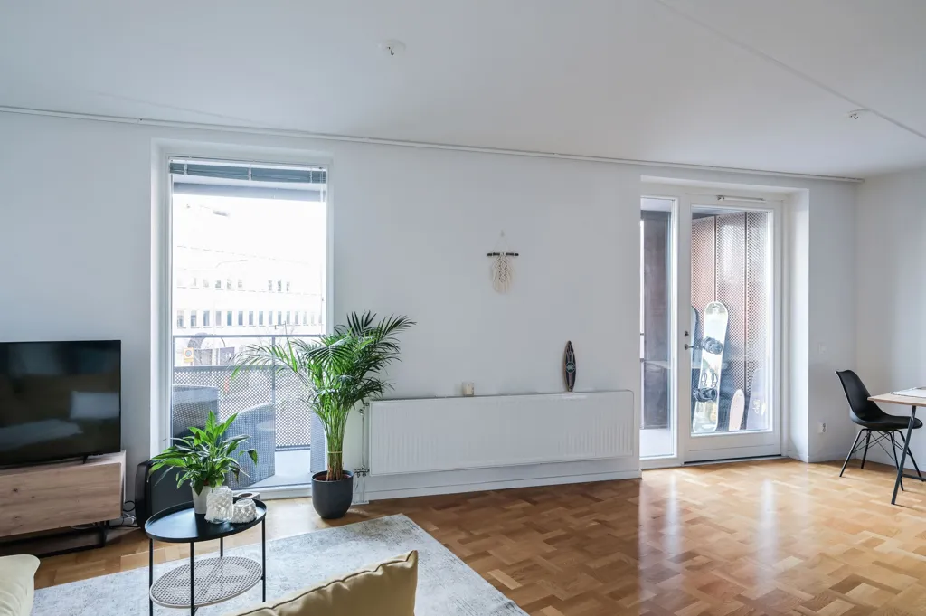 Séjour - Modern Flat with Large Balcony in Mariehäll