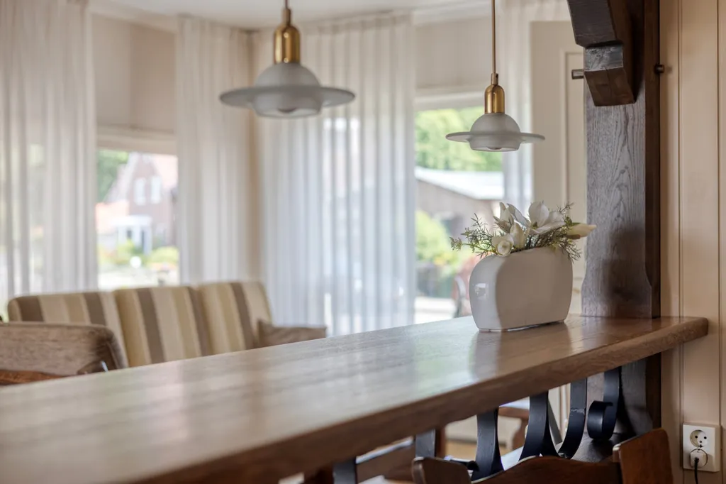Dining Room - Two-Storey House with Garden in Denekamp