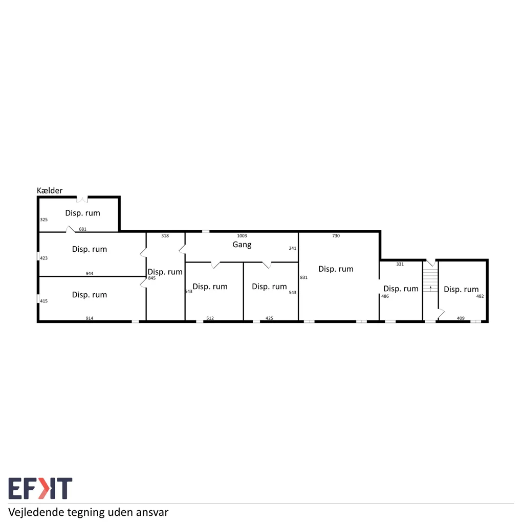 Plan - Medieval Manor with Forest View in Djursland