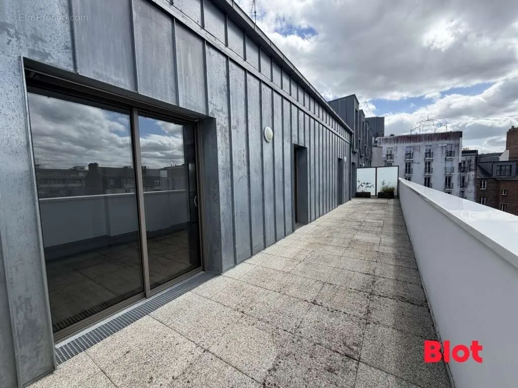 Terrasse - Appartement 4 Pièces avec Terrasse au Mail à Rennes