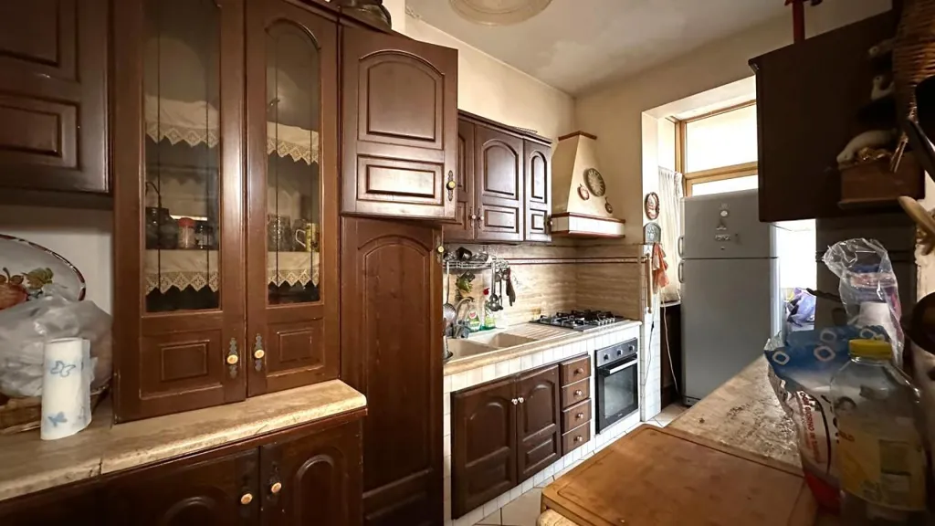Cuisine - Spacious Apartment with Private Garden in Palermo