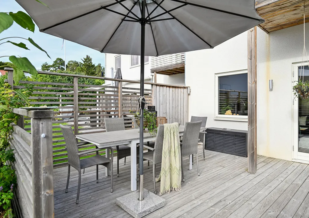 Terrasse - Townhouse with Garden in Österskär