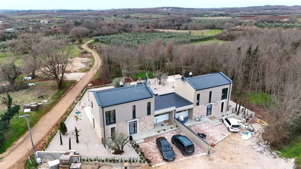 Vue aérienne - Contemporary Villa with Pool in Brtonigla