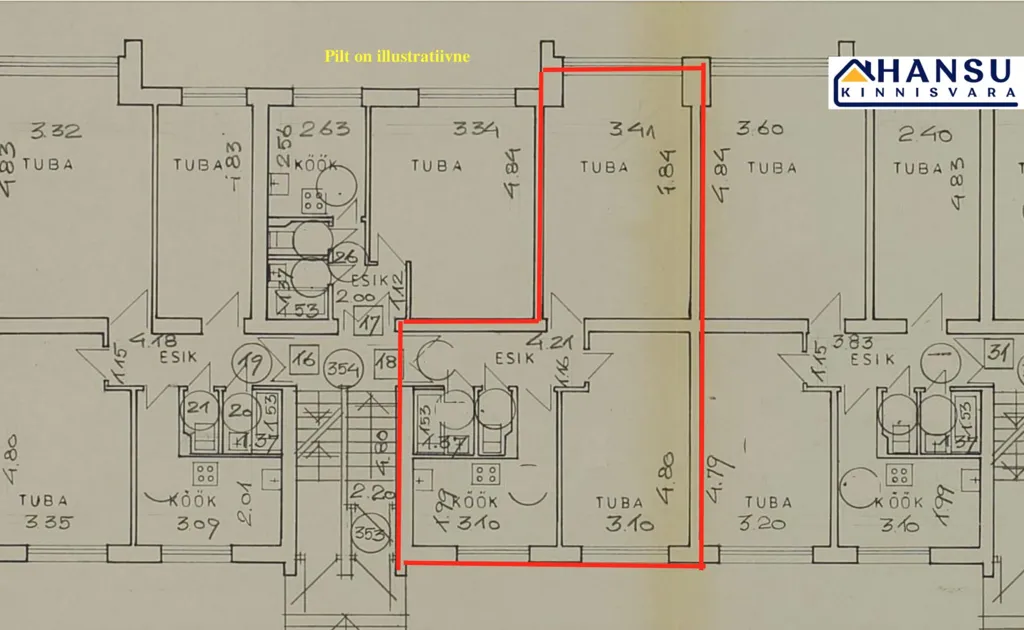 Plan - Renovated Apartment with Stone House in Ämari