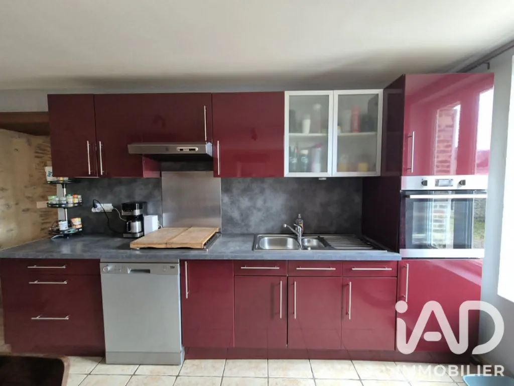Cucina - Rustic House with Garden in Molay-Littry