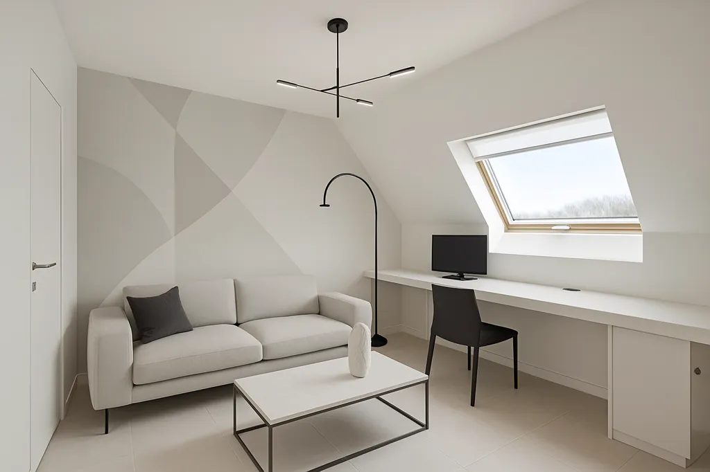 Séjour - Appartement Moderne avec Deux Terrasses à Bruges