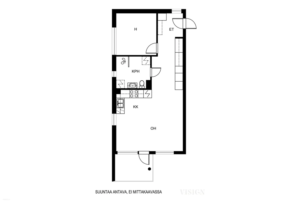 Plaan - Modern Apartment with Garden in Espoo