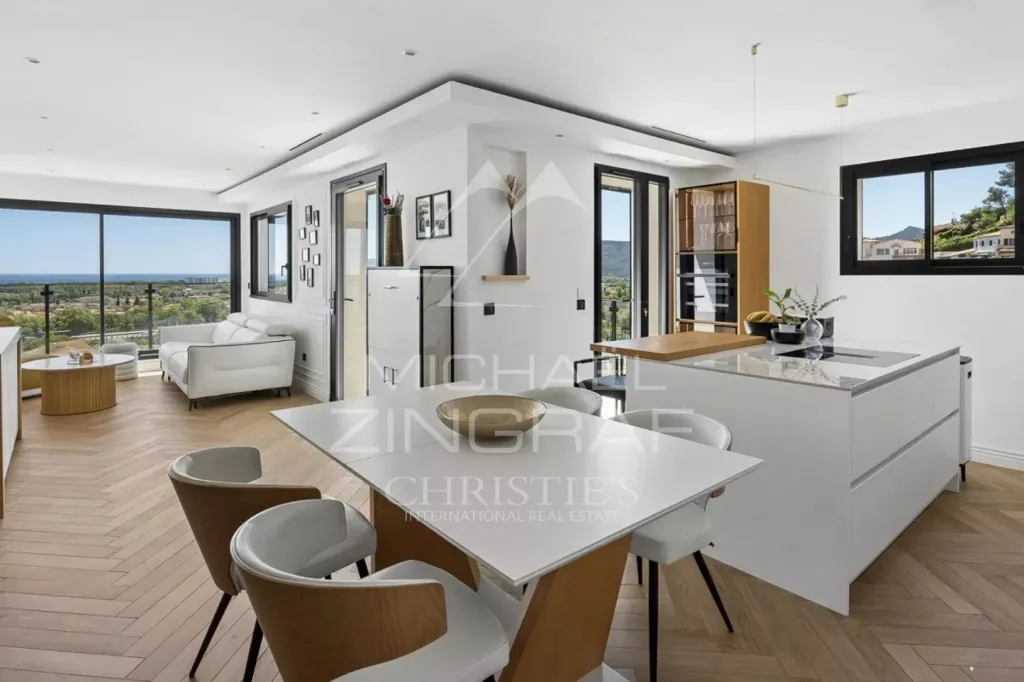 Cuisine - Appartement avec Vue Mer au Cœur de Mandelieu